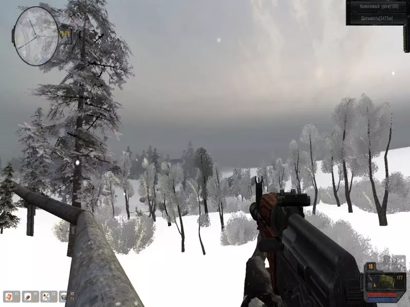 Сталкер Зов Припяти зимний мод Sigerous Mod & Dead Winter Mod