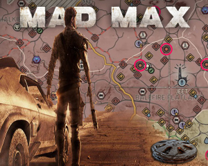 Карта минных полей в игре Mad Max
