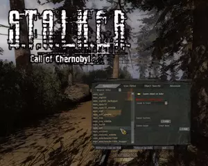 Спавн меню Call of Chernobyl