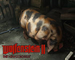 Как покормить свинью в Wolfenstein 2 The New Colossus
