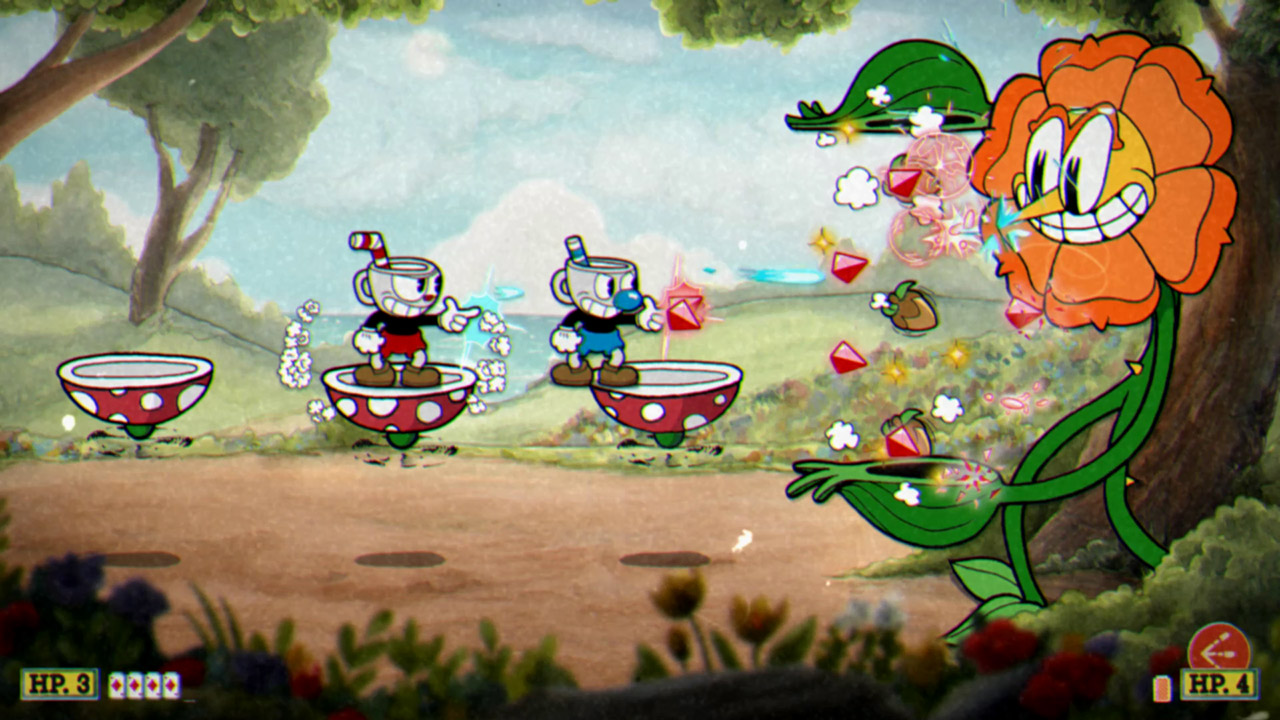 Как играть вдвоем в Cuphead