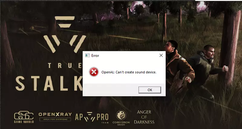 True Stalker не запускается ошибка OpenAL