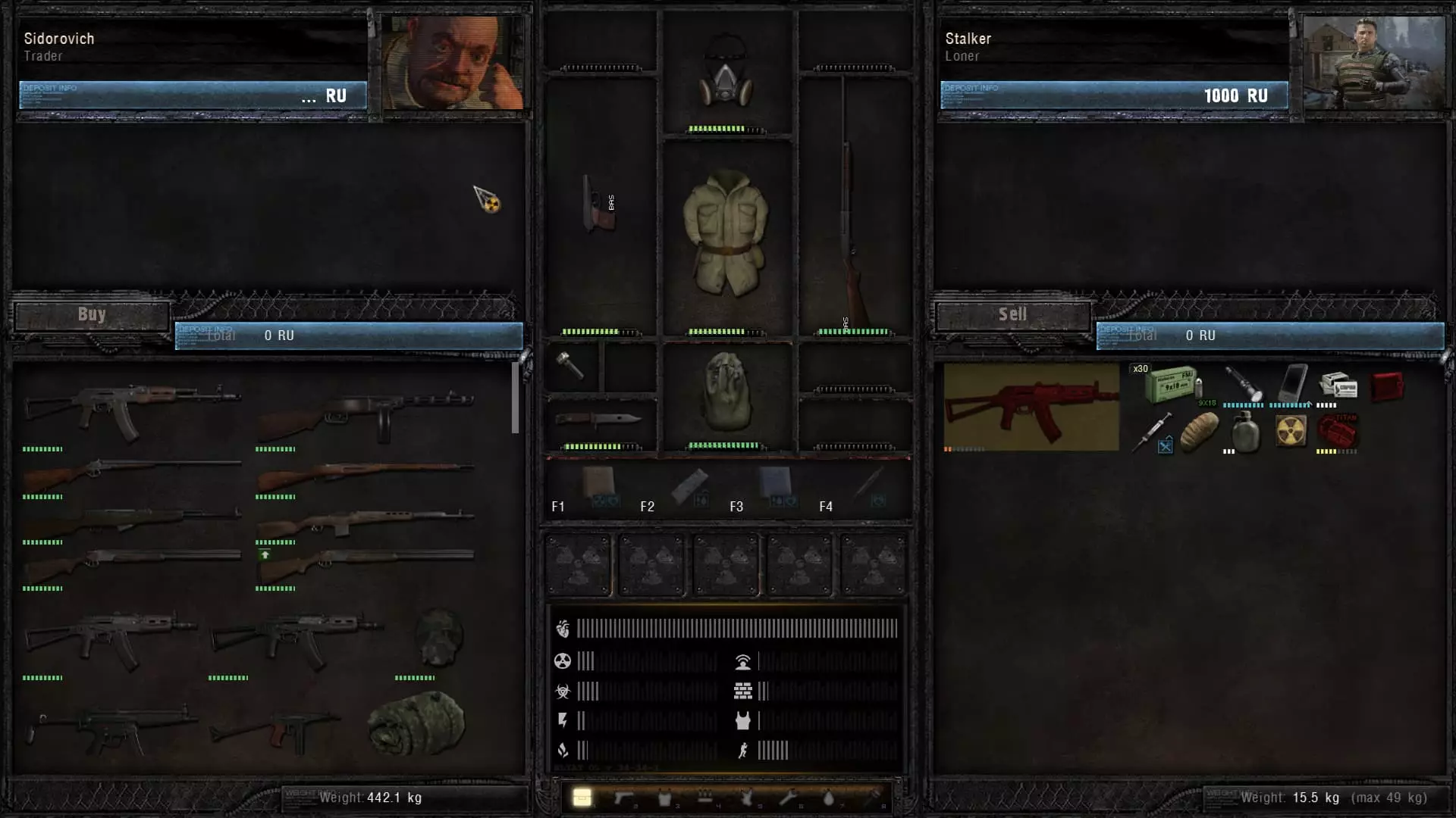 Retake UI Stalker Anomaly
