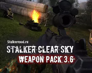 Сталкер Чистое Небо мод на оружие Weapon Pack 3.6
