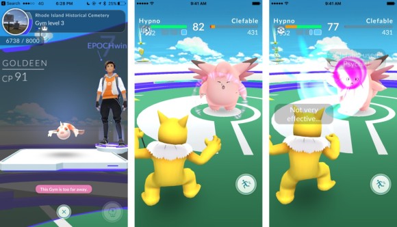 Как сражаться в Pokemon GO