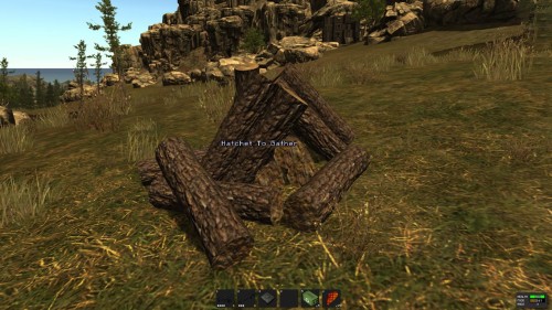 Rust залежи дров