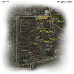 Карта тайников в Припяти