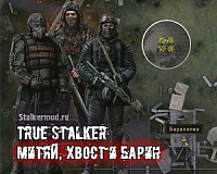 Найти Хвоста, Митяя и Барина в True Stalker